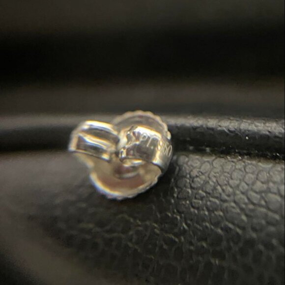 Tiffany & Co. Platinum Elsa Peretti 2ct Round Faceted Stud Earrings – Rare - Picture 11 of 11